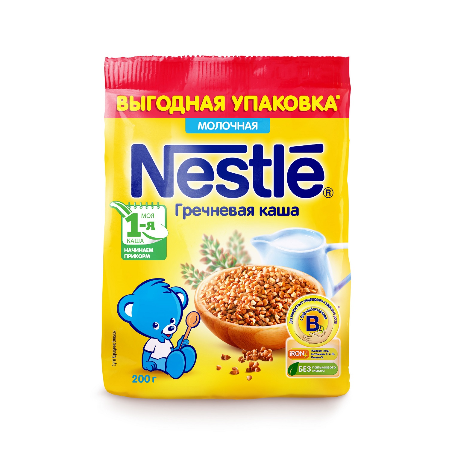 Каша молочная Nestle Гречневая с 4 мес. 200 г