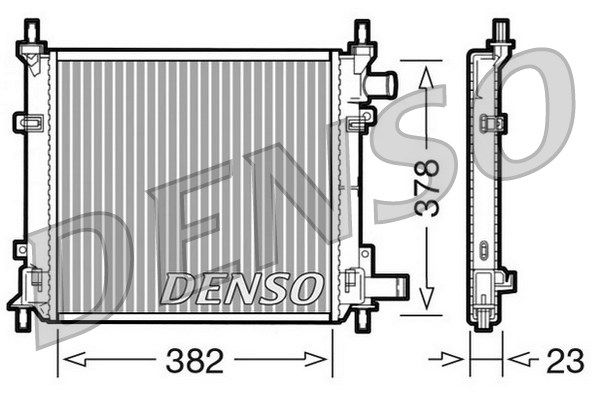 

Радиатор охлаждения двигателя DENSO DRM10060