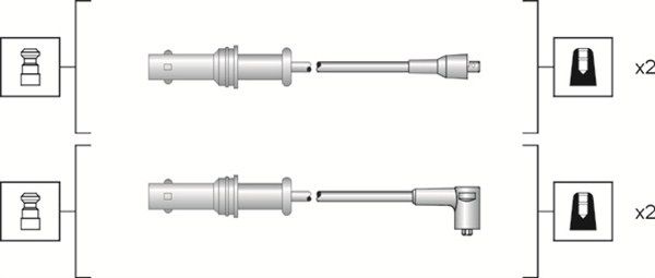 

Комплект проводов зажигания MAGNETI MARELLI 941318111152