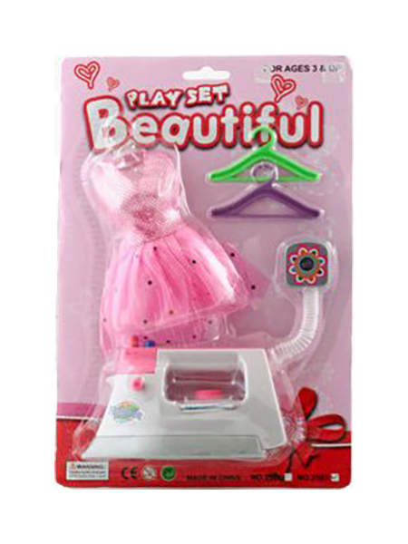 фото Платье для куклы shenzhen toys beautiful с утюгом и вешалками