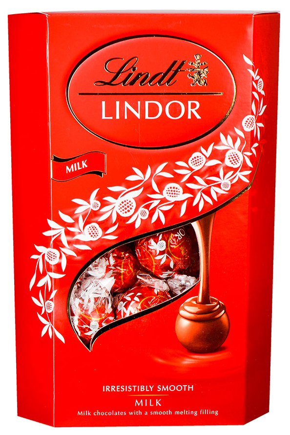 фото Набор шоколадных конфет lindt линдор молочный 337 г