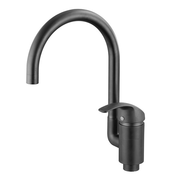 фото Смеситель для кухни kaiser nova 23044-9 black mat