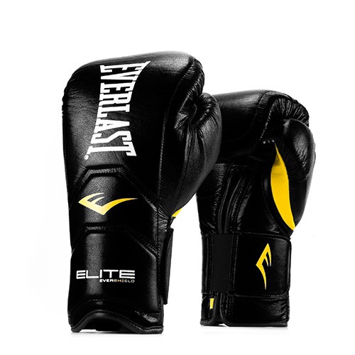 Боксерские перчатки Everlast Elite Pro черные, 18 унций