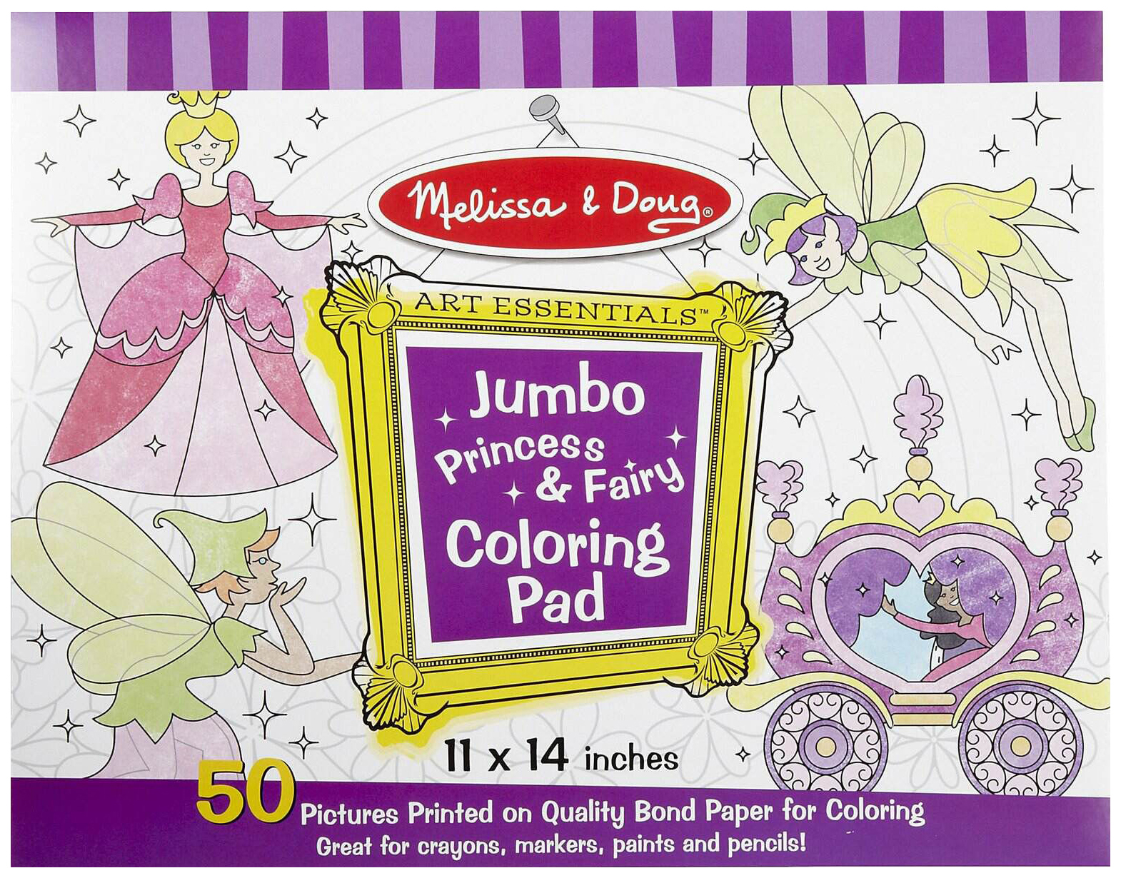 

Раскраска Принцесса и Фея Melissa and Doug 4263, Принцесса и Фея