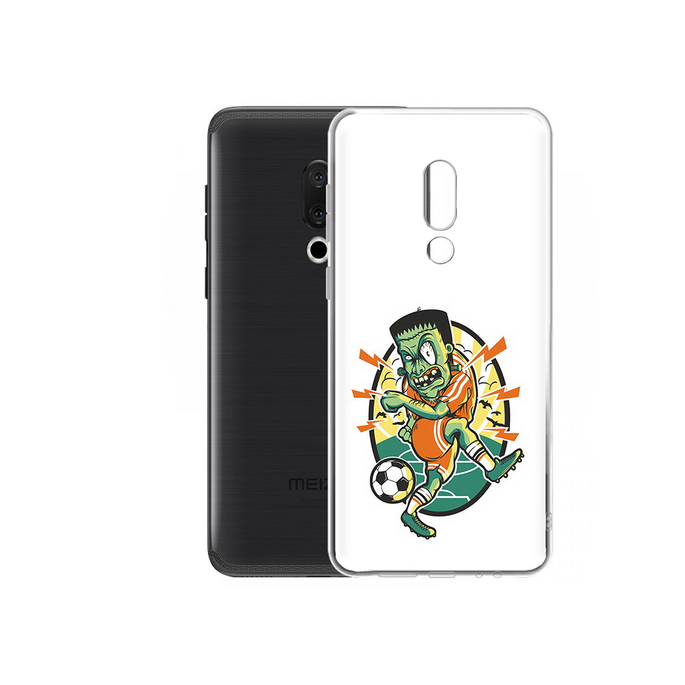 

Чехол MyPads Tocco для Meizu M15 Plus зомби футболист, Прозрачный, Tocco