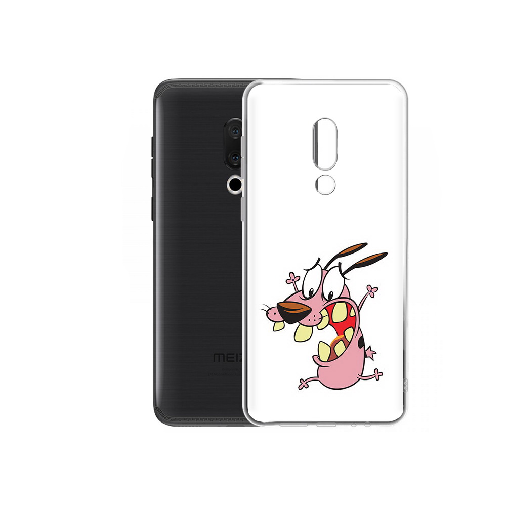 

Чехол MyPads Tocco для Meizu M15 Plus зубастый бобик, Прозрачный, Tocco