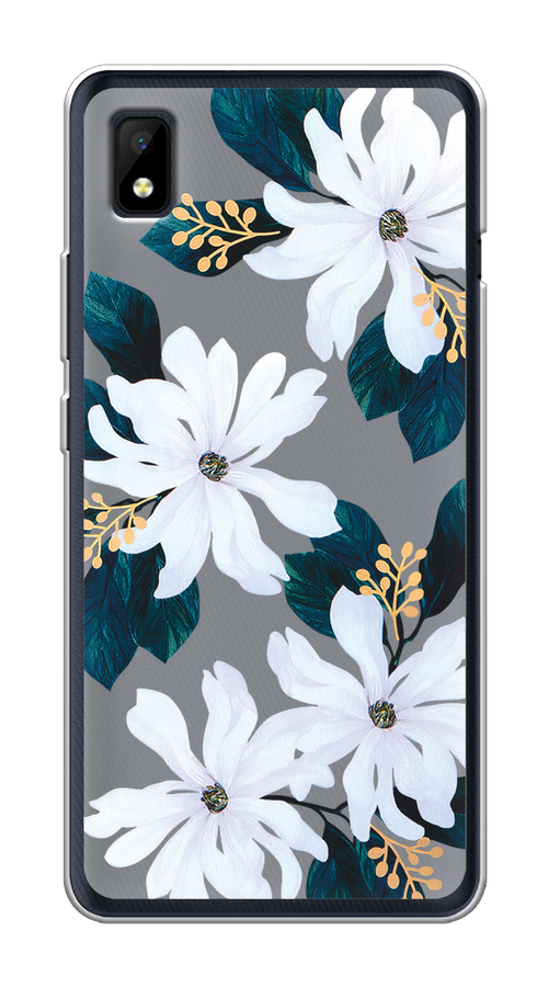 

Чехол на ZTE Blade L210 "Delilah Flower", Зеленый;белый, 134150-1