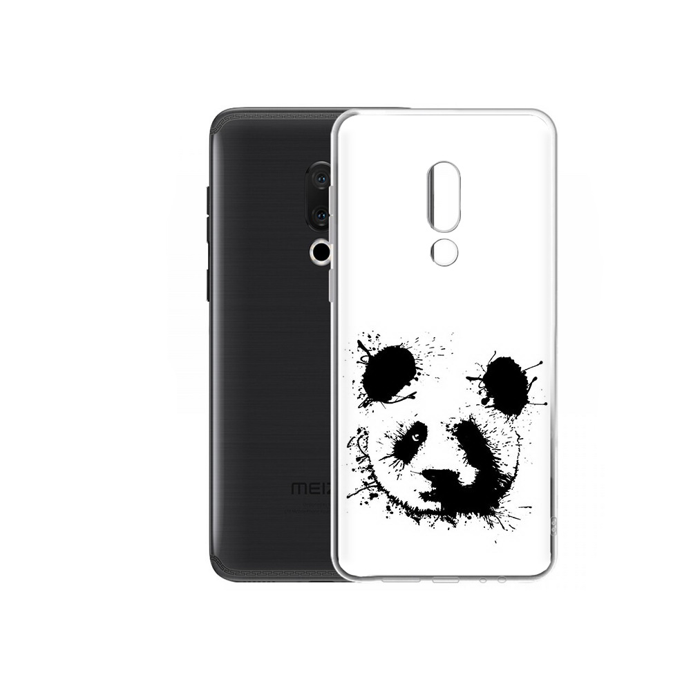 

Чехол MyPads Tocco для Meizu M15 Plus клякса-панда, Прозрачный, Tocco