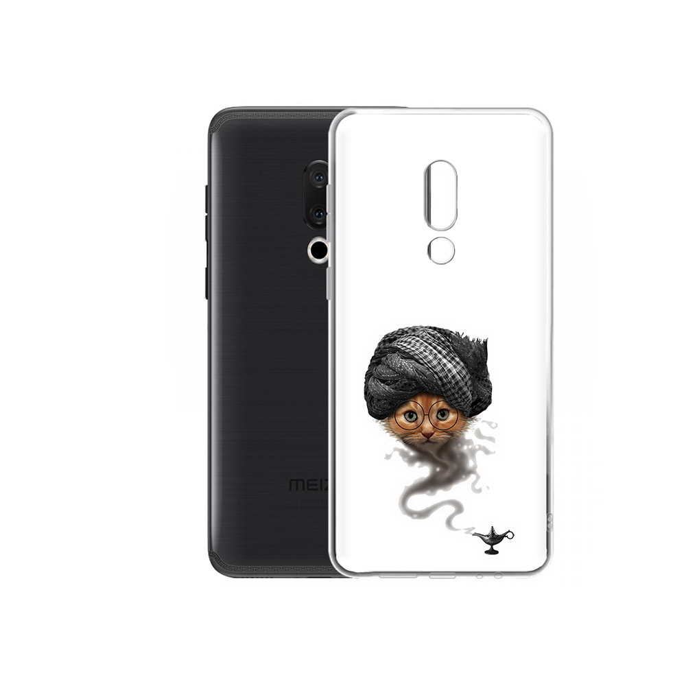 

Чехол MyPads Tocco для Meizu M15 Plus кот джин, Прозрачный, Tocco