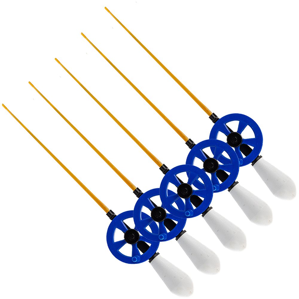 Удочка зимняя (5 шт) WestMan СКЕЛЕТОН (ручка пенопласт., хлыст 19.5 см) цв. катушки Синий
