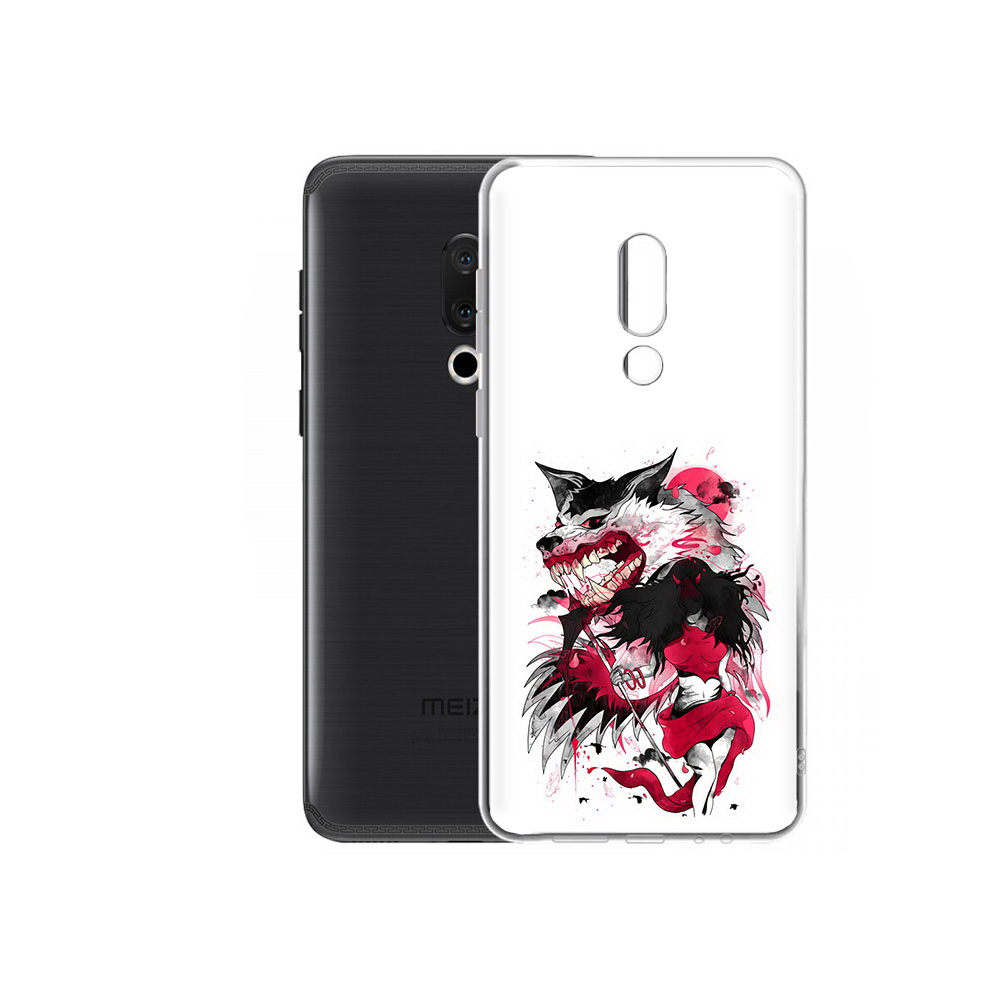 

Чехол MyPads Tocco для Meizu M15 Plus красная шапочка, Прозрачный, Tocco