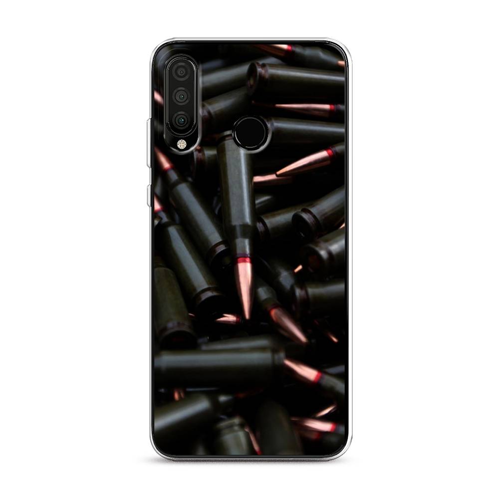 

Чехол Awog на Honor 20 Lite 2020 "Пули черные", Черный;коричневый, 611250-5