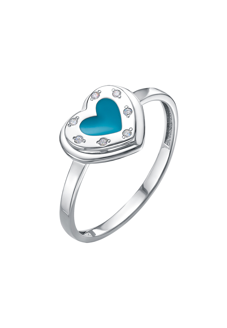 

Кольцо из серебра р. , Kari Jewelry с1103138, фианит\эмаль, с1103138