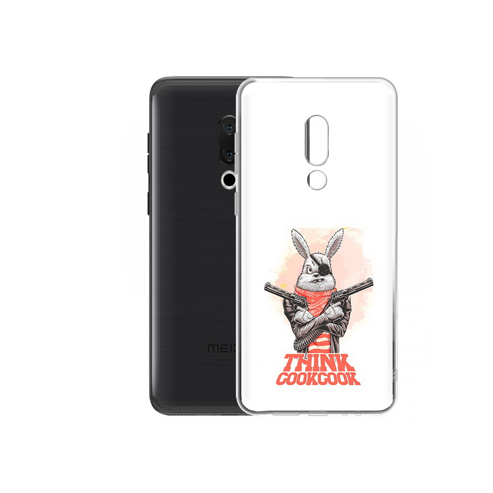 

Чехол MyPads Tocco для Meizu M15 Plus кролик пират, Прозрачный, Tocco