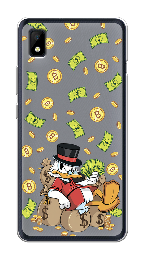 

Чехол на ZTE Blade L210 "Скрудж Макдак в красном", Красный;черный;коричневый;прозрачный, 134150-1