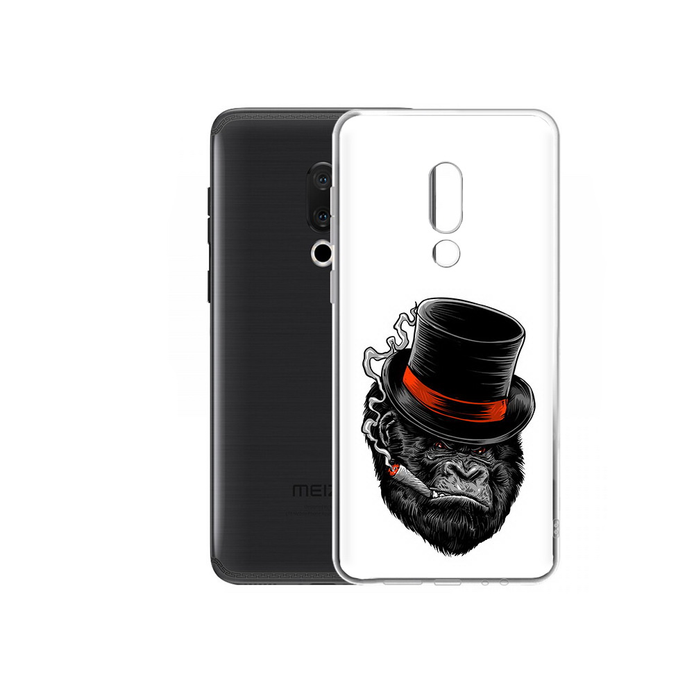 

Чехол MyPads Tocco для Meizu M15 Plus дизайнерская горилла, Прозрачный, Tocco