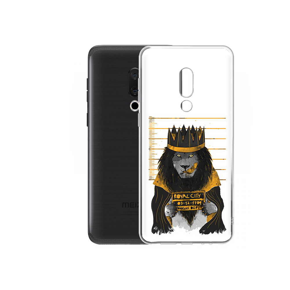 

Чехол MyPads Tocco для Meizu M15 Plus лев в законе, Прозрачный, Tocco