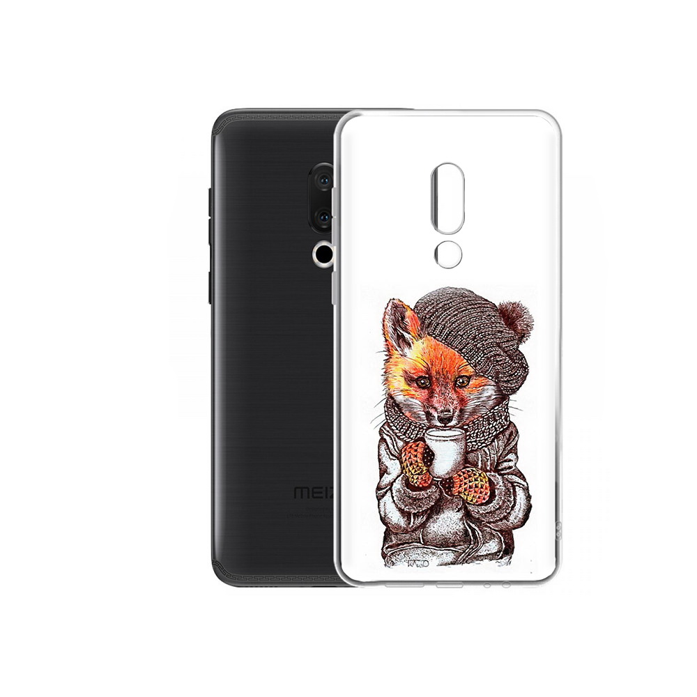 

Чехол MyPads Tocco для Meizu M15 Plus лиса в шапке, Tocco