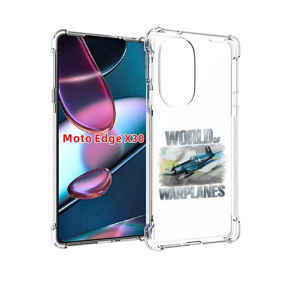 

Чехол MyPads Боевой самолет для Motorola Moto Edge X30, Прозрачный, Tocco