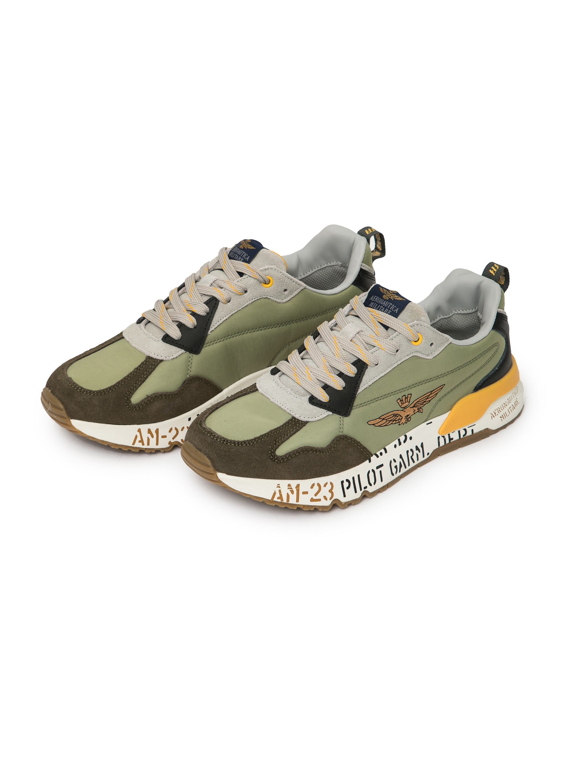 

Кроссовки мужские Aeronautica Militare SC214CT2955 хаки 43 EU, SC214CT2955
