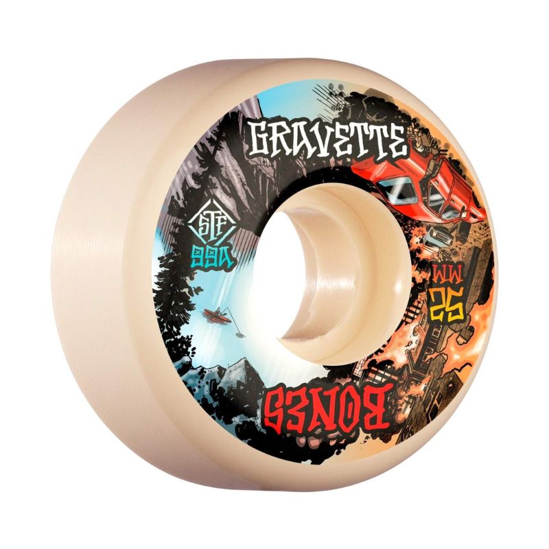 

Колеса для скейтборда BONES Gravette Heaven & Hell 52mm 99A 2022