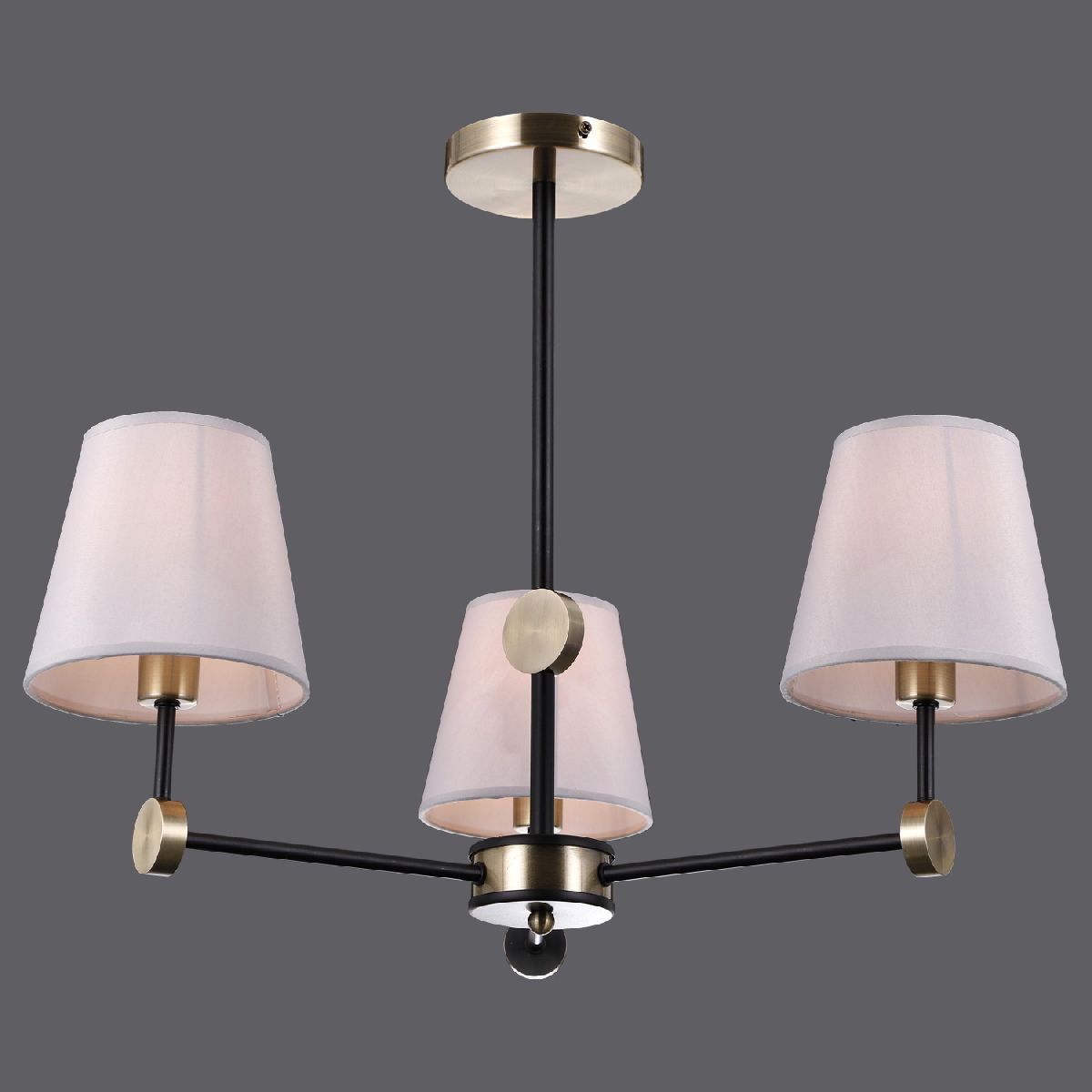 

Люстра на штанге Illumico IL0394-3CSQ-24 BK AB CASTOR, E14, 120W