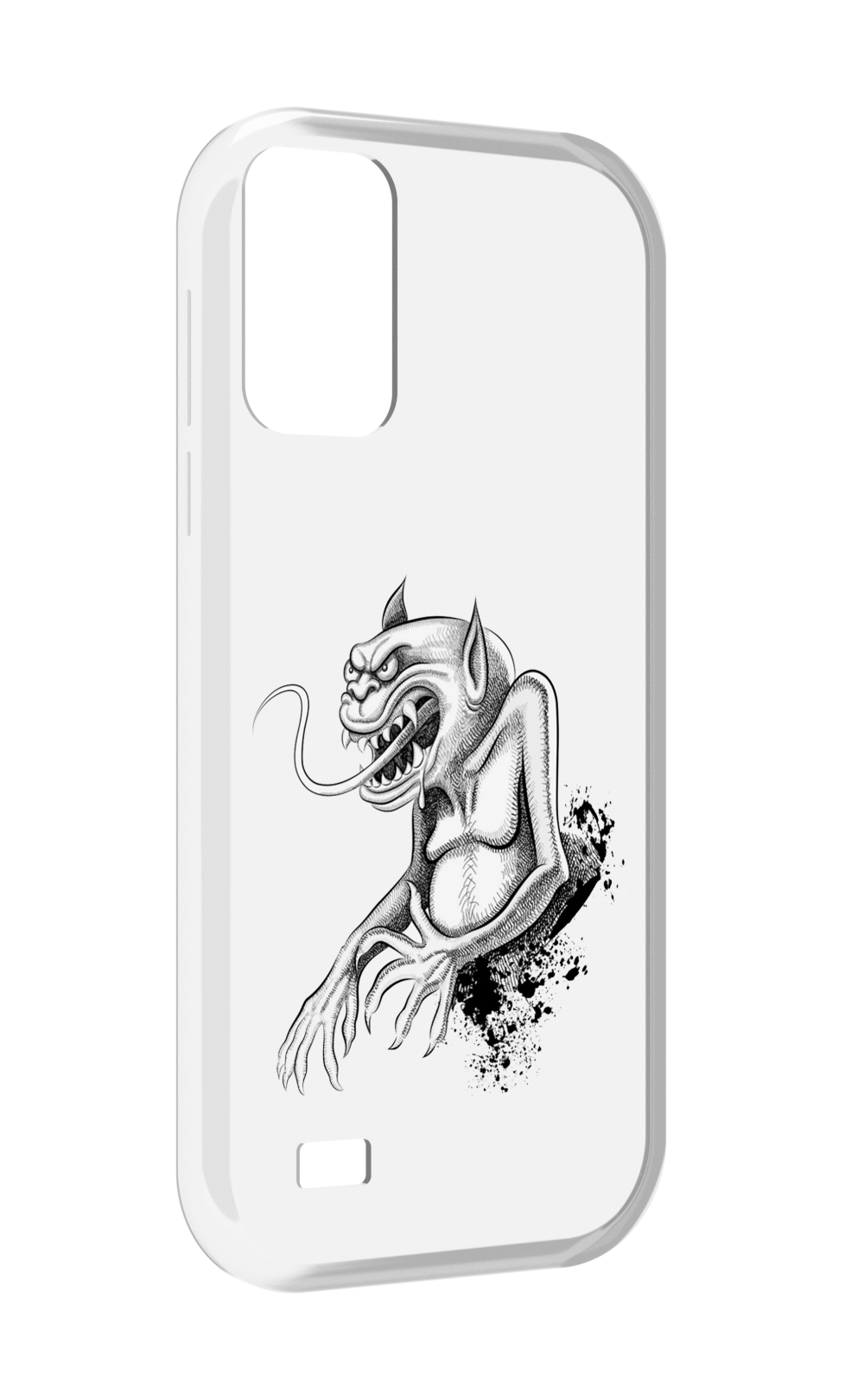 

Чехол MyPads чорт для Oukitel C31, Прозрачный, Tocco