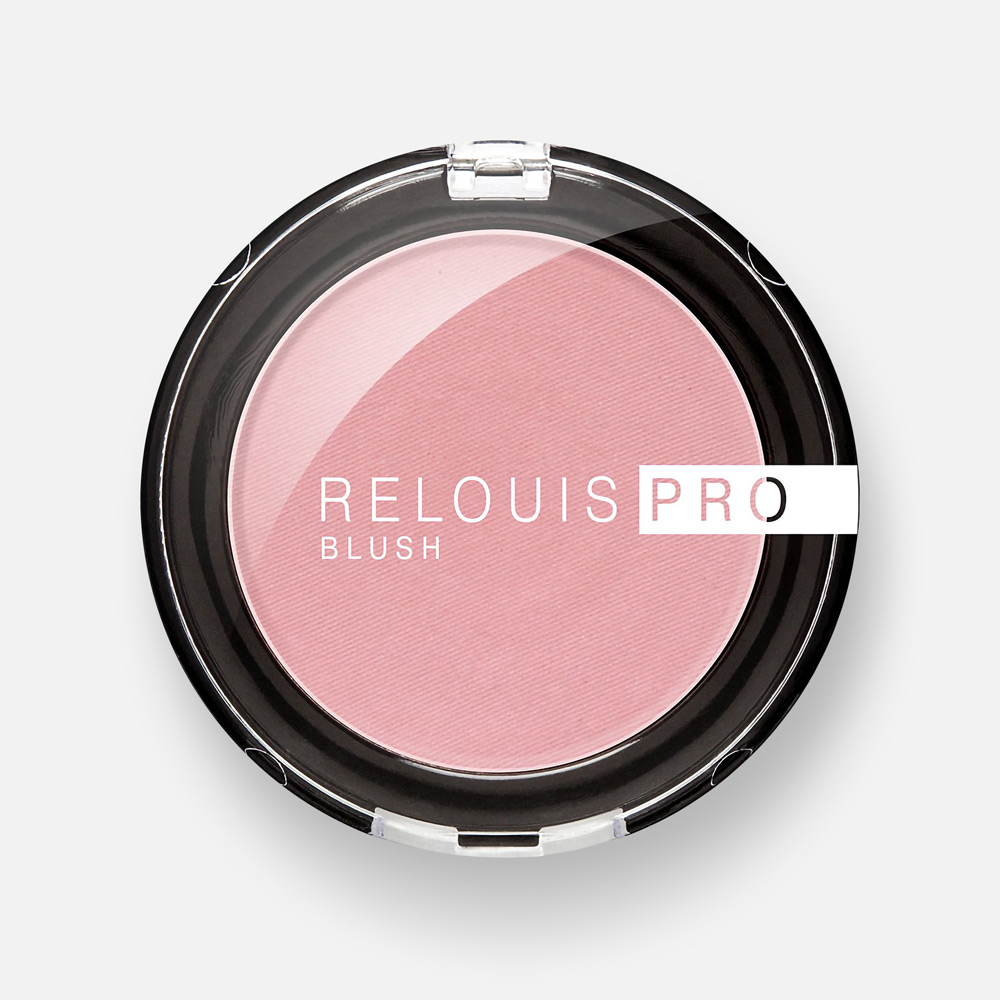 Румяна для лица Relouis Pro Blush компактные, №72 Pink Lily, 5 г