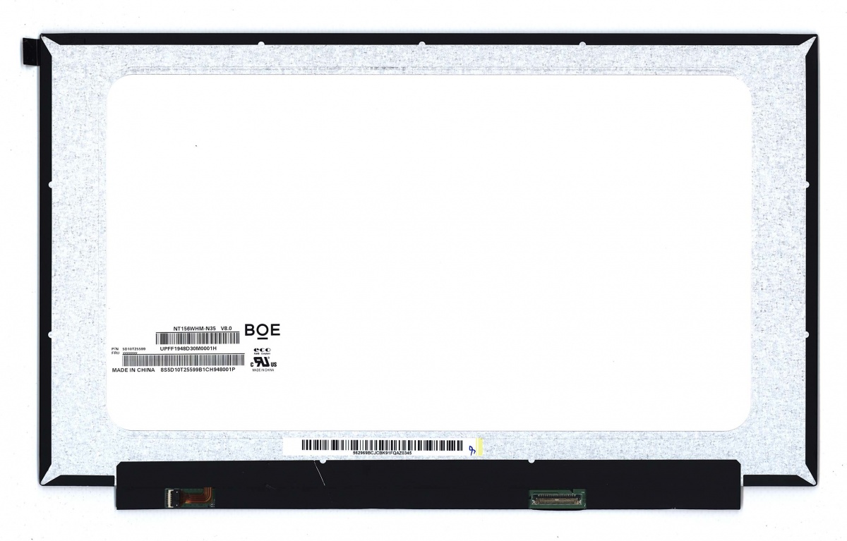 

Матрица OEM для ноутбука NT156WHM-N35 глянцевая (100176495V), совместимая с p/n: NT156WHM-N35 глянцевая