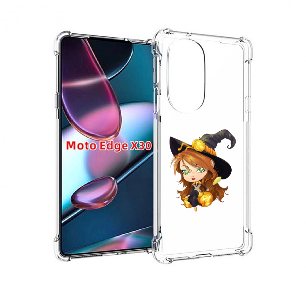 

Чехол MyPads Ведьмочка для Motorola Moto Edge X30, Прозрачный, Tocco