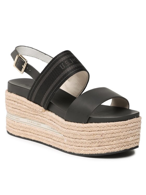 

Эспадрильи женские U.S. POLO Assn. Loren LOREN006 черные 40 EU, Черный, Loren LOREN006