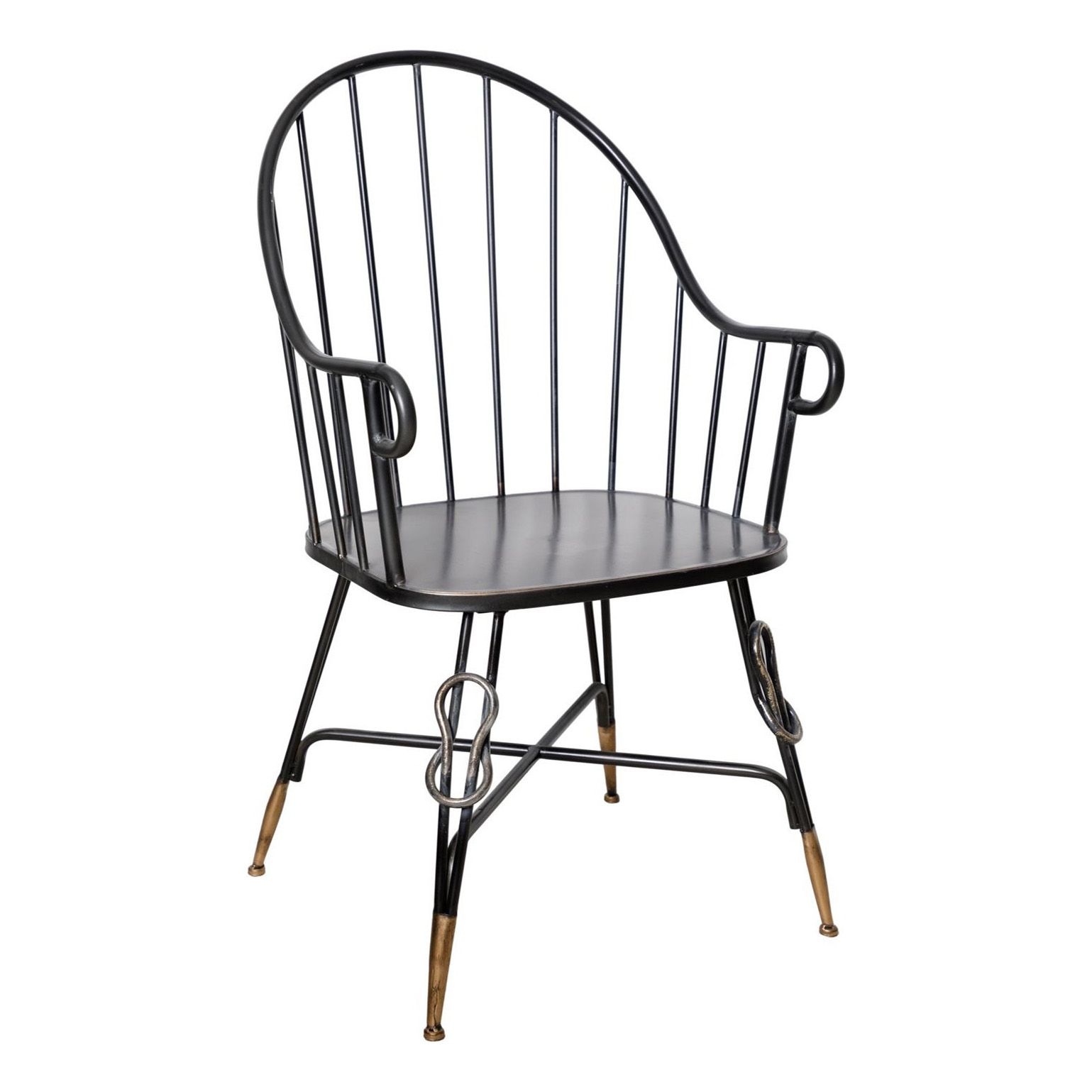 Кресло для отдыха Glasar черное 58 х 55 х 97 см