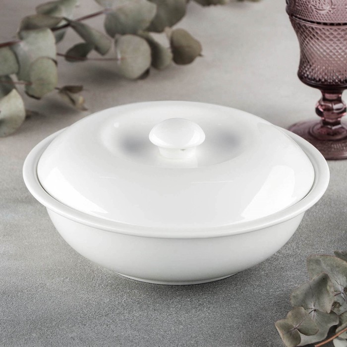 

Миска с крышкой, 1,4 л, d=23,5 см, Белый