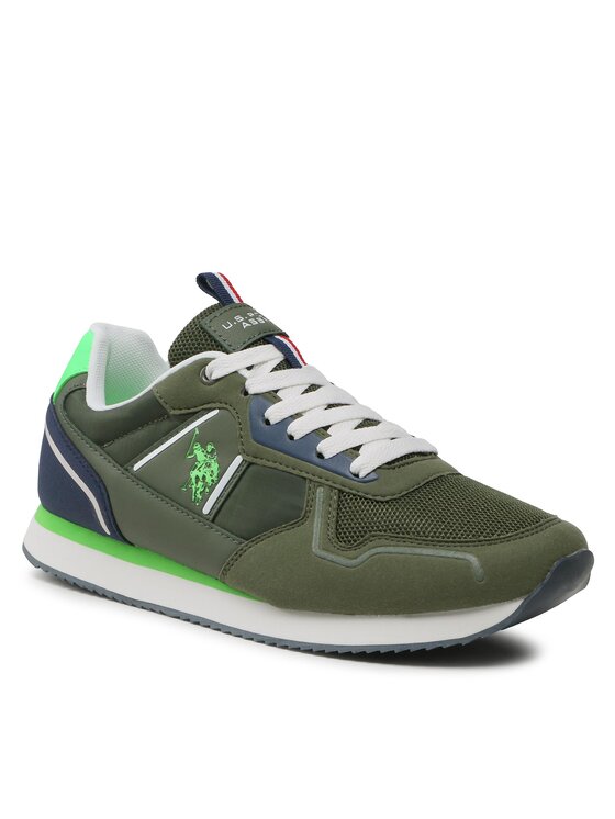 

Кроссовки мужские U.S. POLO Assn. Nobil NOBIL004C зеленые 41 EU, Зеленый, Nobil NOBIL004C