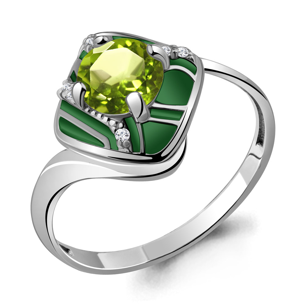 

Кольцо из серебра р. 19,5 AQUAMARINE 6566507А_925_р, 6566507А_925_р