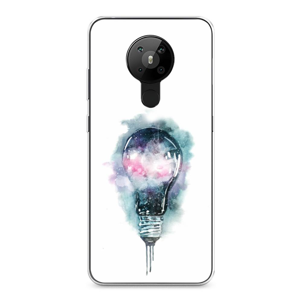 

Чехол на Nokia 5.3 "Волшебная лампа", Белый;серый, 123450-4