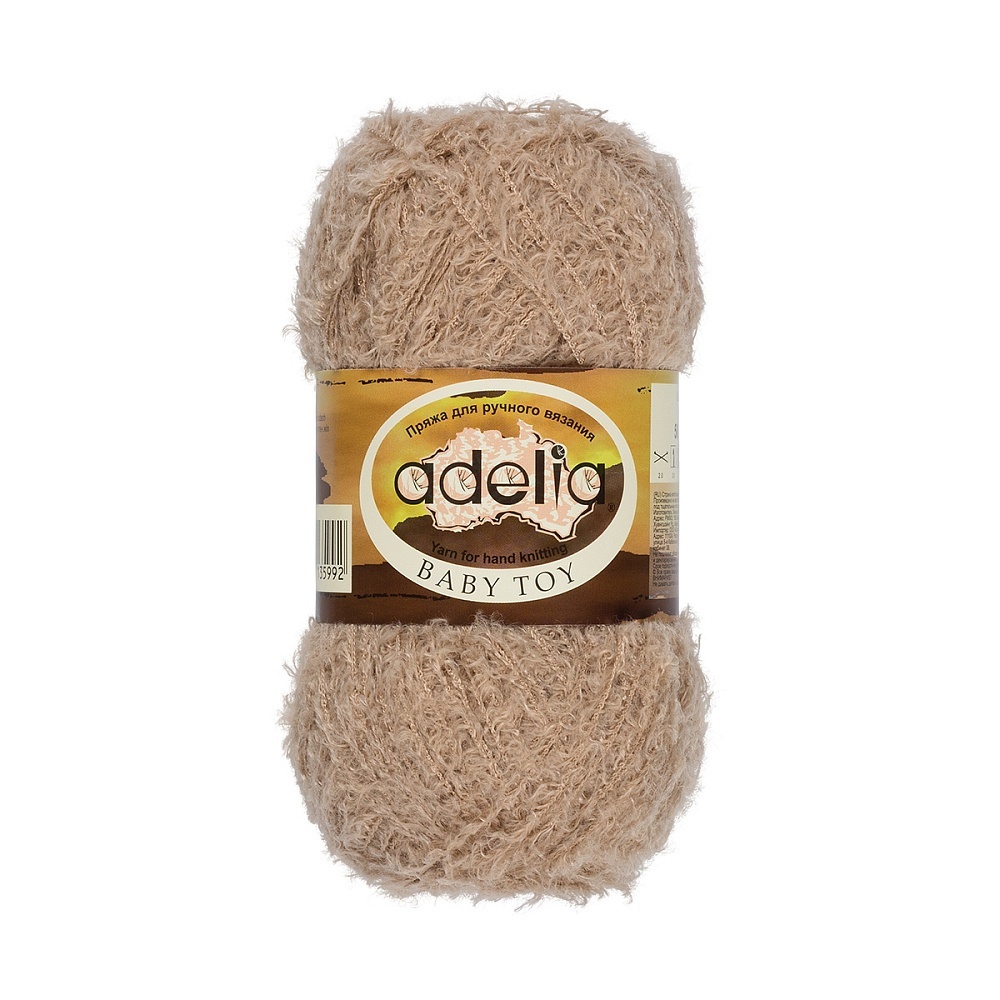 

Adelia Baby Toy, нейлон, 10х50 г, 255 м, цвет 03 бежевый, Baby Toy
