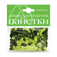 

Декор для поделок Пайетки однотонные, металлизированные №18 , 6 мм Альт 2-414/02, Разноцветный