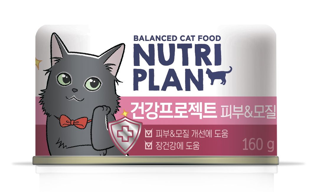 Консервы для кошек NUTRI PLAN тунец в собственном соку, здоровая кожа, 160г