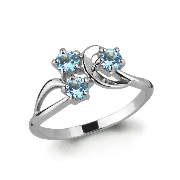

Кольцо из серебра р.  AQUAMARINE 6576105_925_р, 6576105_925_р