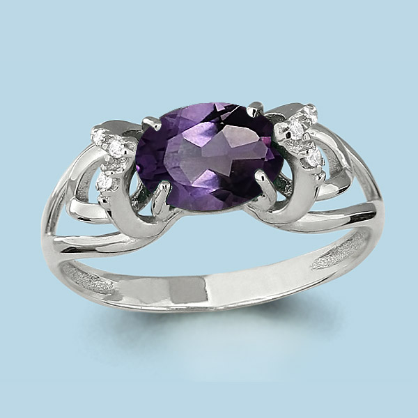 

Кольцо из серебра р. , AQUAMARINE 6552904А_925_р, 6552904А_925_р