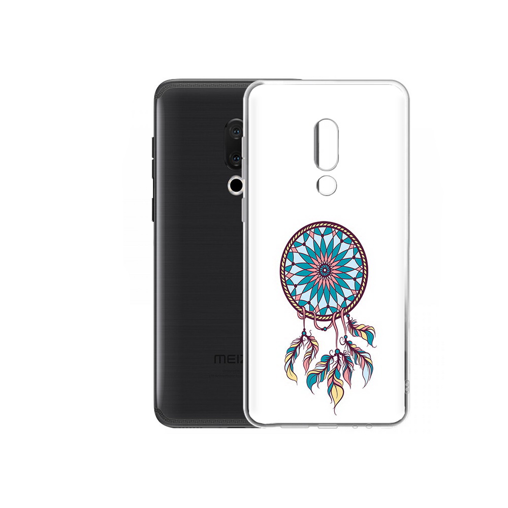

Чехол MyPads Tocco для Meizu M15 Plus ловец снов синий, Прозрачный, Tocco