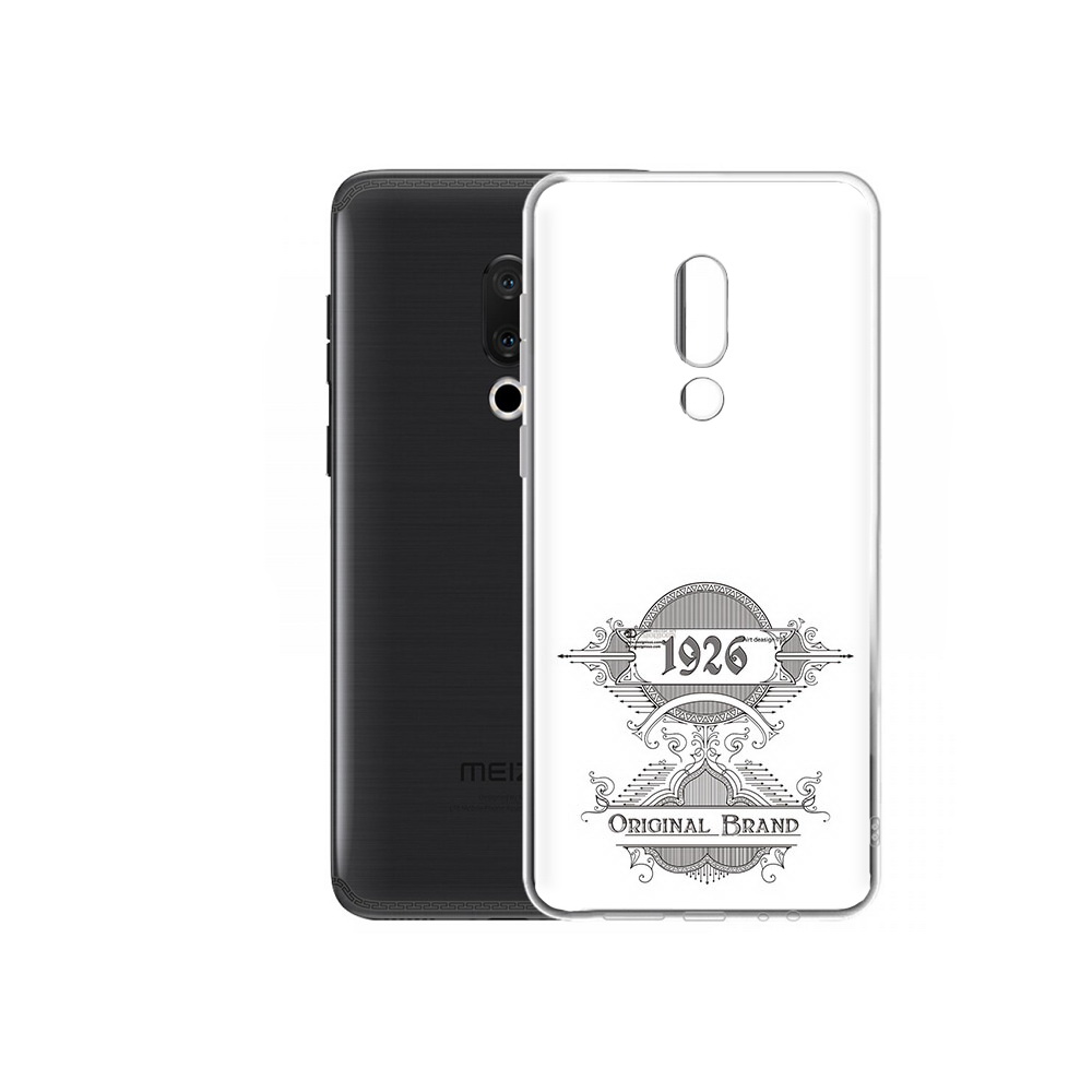 

Чехол MyPads Tocco для Meizu M15 Plus логотип черно белый, Прозрачный, Tocco