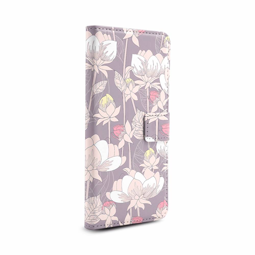 

Чехол Awog на Apple iPhone 12/12 Pro "Цветочный фон book", Бежевый, 12585-1