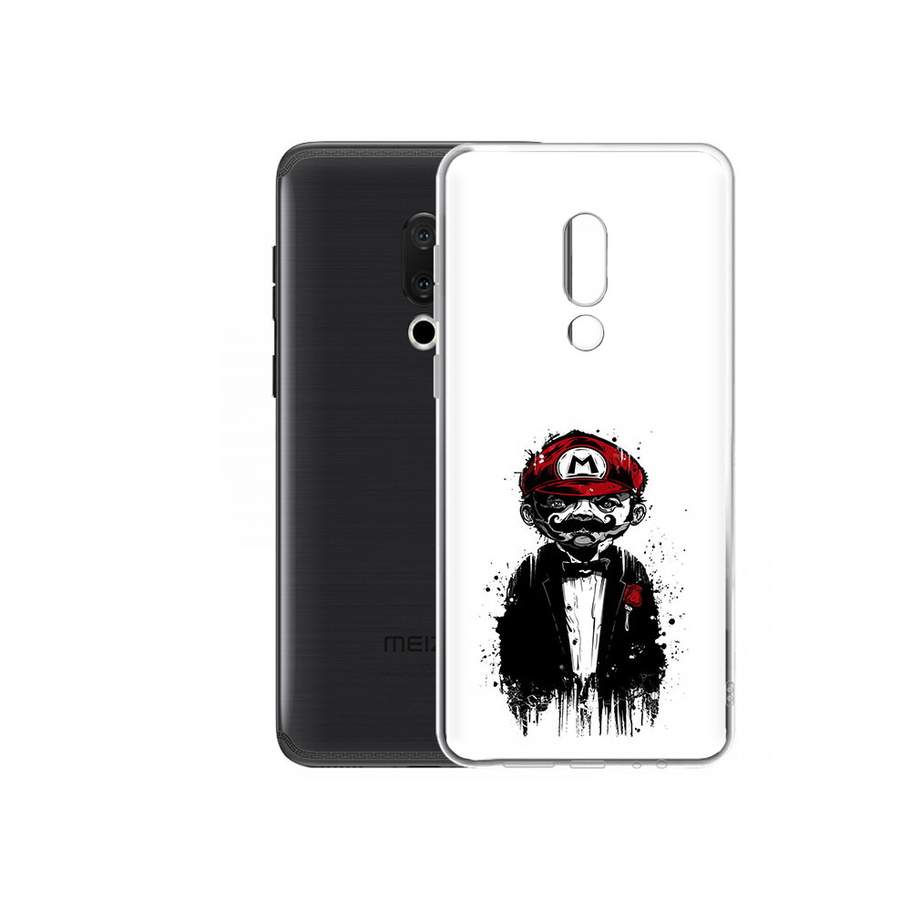 

Чехол MyPads Tocco для Meizu M15 Plus марио, Прозрачный, Tocco