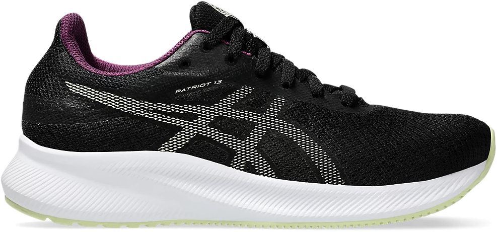 

Кроссовки женские Asics Patriot 13 черные 6H US, Черный, Patriot 13