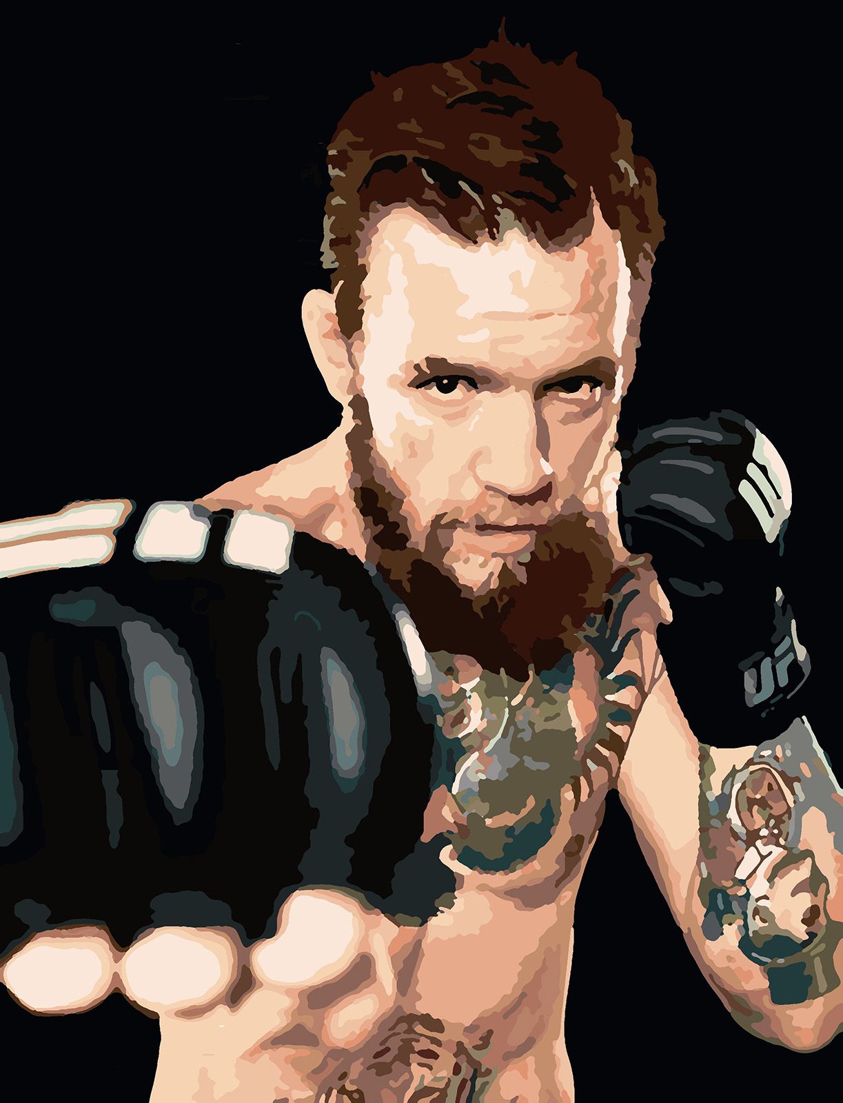 

Картина по номерам Красиво Красим Конор Макгрегор, 70 х 100 см, Конор Макгрегор