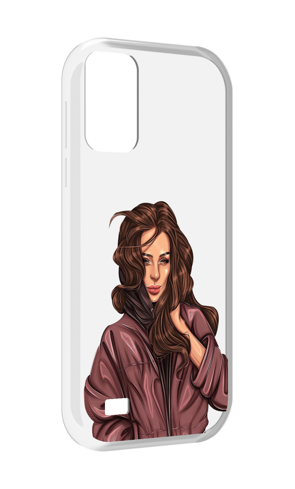 

Чехол MyPads Арт рисунок девушки для Oukitel C31, Прозрачный, Tocco