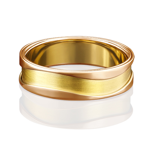 

Кольцо из комбинированного золота р. 20,5 PLATINA jewelry 01-4792-00-000-1113-54, 01-4792-00-000-1113-54