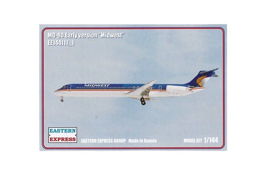 

ЕЕ144111_1 Авиалайнер MD-80 ранний Midwest Limited Edision